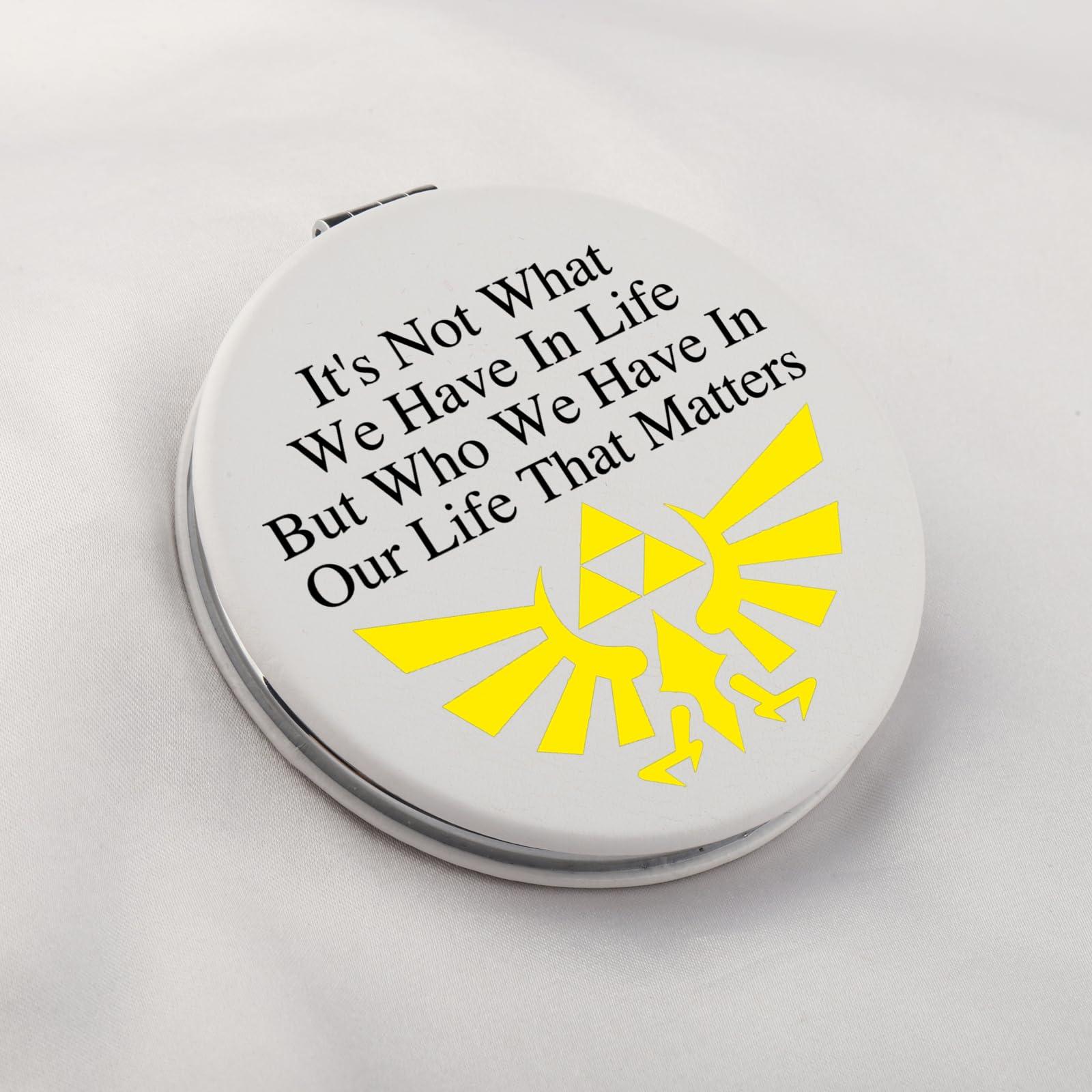 WUSUANED WUSUANED Cartoon Game Makeup Mirror Anime Game Inspired Mirror Gamer Character Lover Gift Cartoon Game Fan Gift (Cartoon Game Z Mirror)