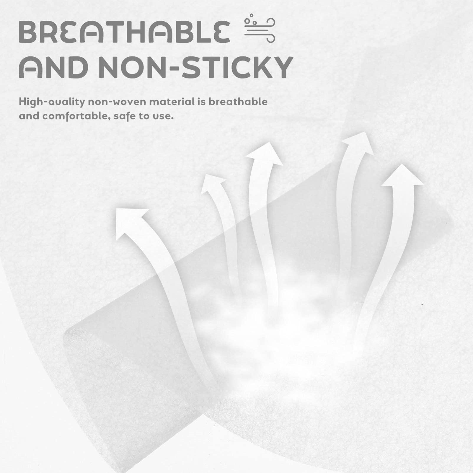Healifty Healifty 100pcs Disposable Face Cradle Covers Ultra Soft Massage Face Covers Headrest Covers for Massage Tables Massage Chairs White