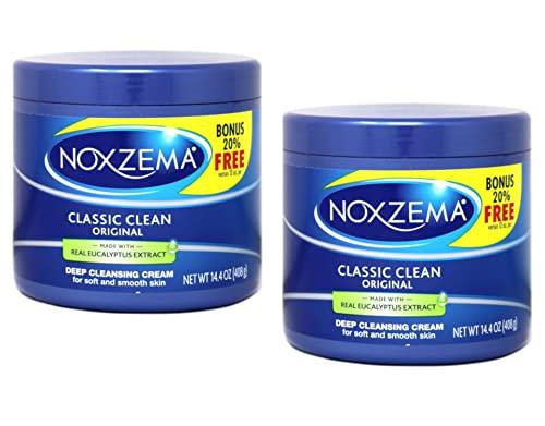 Noxzema NOXZEMA Deep Cleansing Cream, 12 Ounce (Pack of 2)