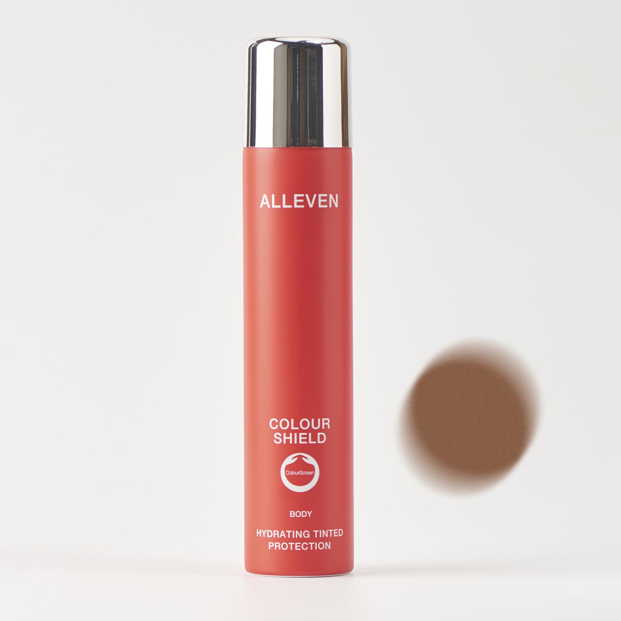 ALLEVEN ALLEVEN Spray Body Makeup Matte Finish, Onyx 200 ml