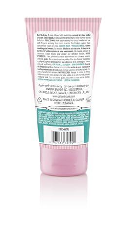 Dippity Do Dippity Do Girls with Curls Leave-In Curl Defining Cream - Anti-Frizz Styling Cream for Curly & Wavy Hair - Includes Shea Butter & Coconut Oil to Strengthen & Protect - 125 mL/4.2 fl oz
