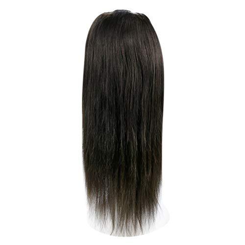 Full Shine Full Shine U Part Wigs Clips in Natural Black Half Wig Human Hair Half Wig Hair Piece U Shape Wig Real Human Hair Extensions One Piece 150Grams 20Inch