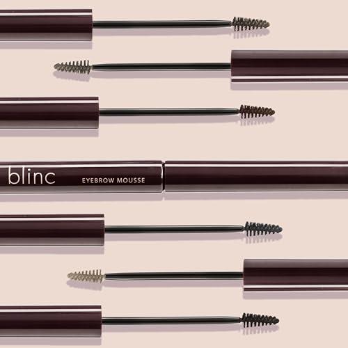 blinc Blinc Eyebrow Mousse, Extreme Hold Tinted Eyebrow Gel with Peptides and Vitamins A & E, Natural Finish, Long-Wearing, Waterproof, Vegan, Gluten-Free & Cruelty-Free, 4.7mL/ 0.16 Fl. Oz, Auburn