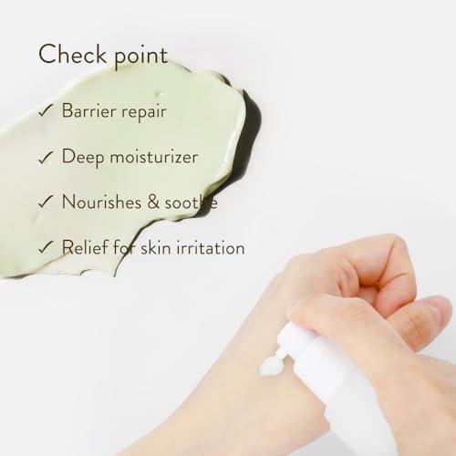 SIORIS SIORIS Deep In A Barrier Cream 1.69 fl.oz: A Tamanu Oil-powered, organic and vegan intensive skin repair cream, strengthens the skin barrier, soothes sensitive skin, and deeply moisturize