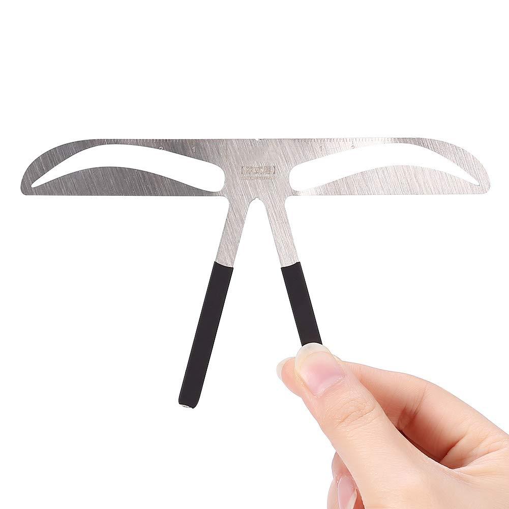 Tbest Eyebrow Ruler Stencil,Eyebrow Ruler Eyebrow Measure Balance Extension Ruler Eyebrow Shape Stencil European Style