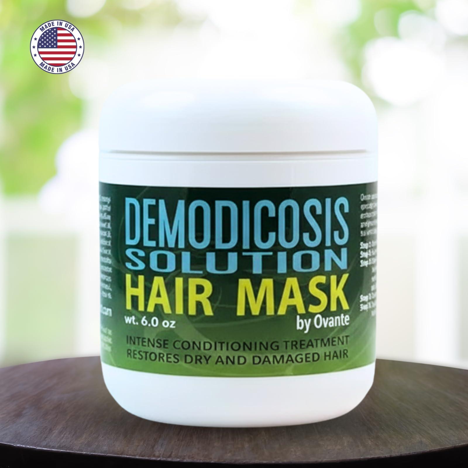 OVANTE OVANTE Demodex Mite Eliminating Repair Mask for Itchy, Prone Scalps - Hair Loss Associated with Demodicosis - 6.0 oz