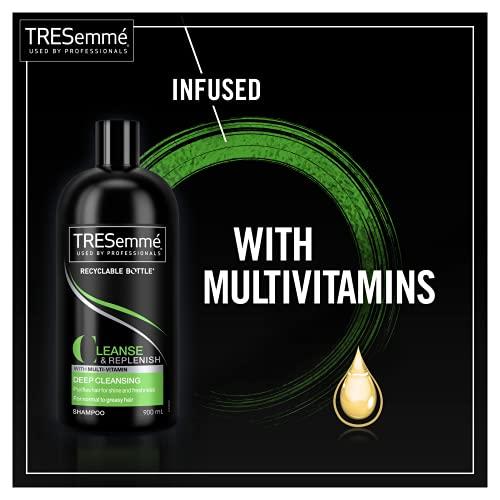 generc TRESemm Replenish & Cleanse Shampoo with vitamin C, Fresh, 900 ml, Pack of 1