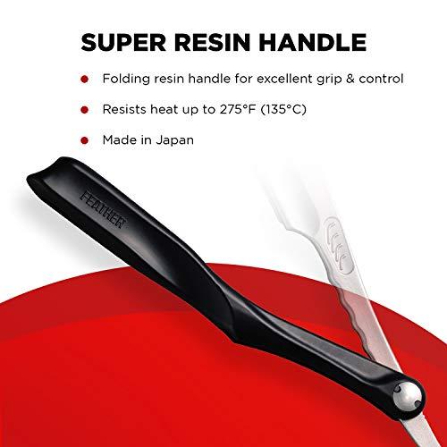 Feather Feather Artist Club Black SS Folding Handle Razor