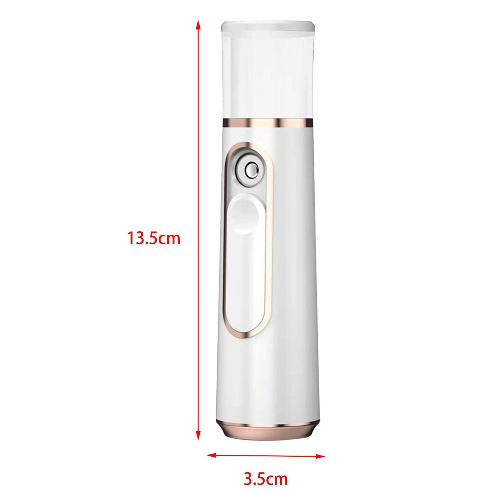 Milageto Portable Facial Mister Moisturizer Steamer Refreshing Sprayer for Travel