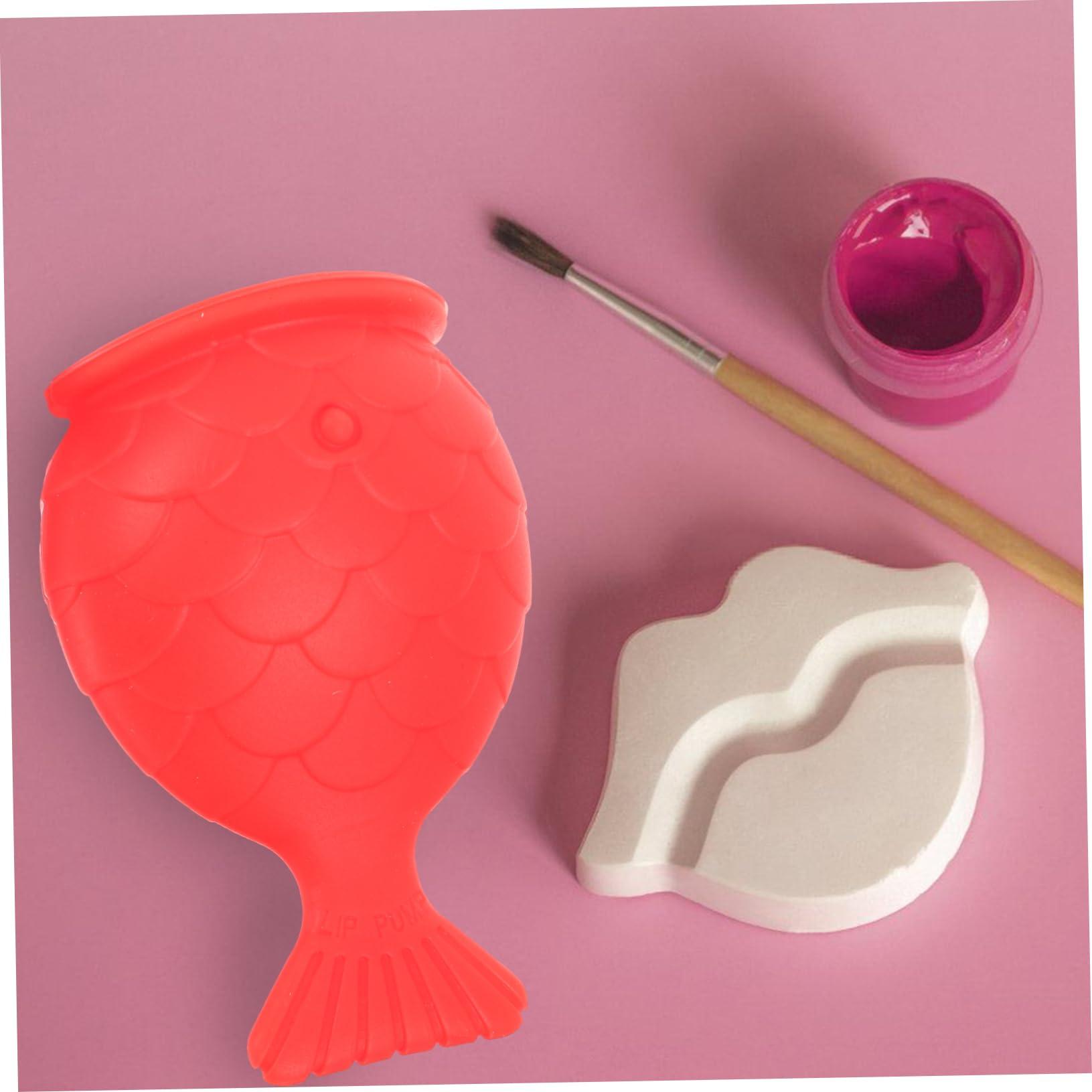 Beavorty Beavorty Silicone Fish Lip Filler (red) Tools Reusable Lip Enhancer Lip Silicone Plumper Lip Plumping Device Lip Suction Plumper Womens Lip Plumper Lip Silicone Plumping Device