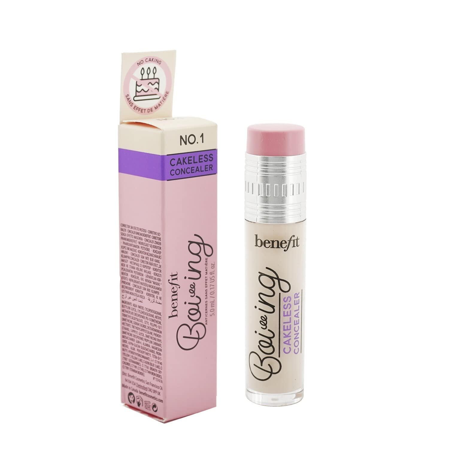 Benefit Benefit Cosmetics Boi-ing Cakeless Full Coverage Waterproof Liquid Concealer Shade 1 Amaze 'Em