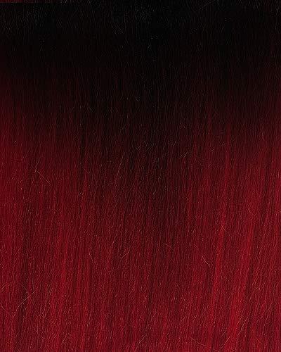 Chade Fashions Inc CHADE FASHIONS Alitress Passion Twist 12 inch Toyokalon Synthetic Double Packs Processing Braids and Bulk - APT12X2 (OM1B/RED)