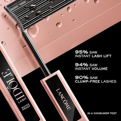 Lancôme Lash Idle Lash-Lifting & Volumizing Waterproof Mascara - Black Mascara for Instant Volume, Length & Lift - Smudge Proof & Up To 24H Wear - Black