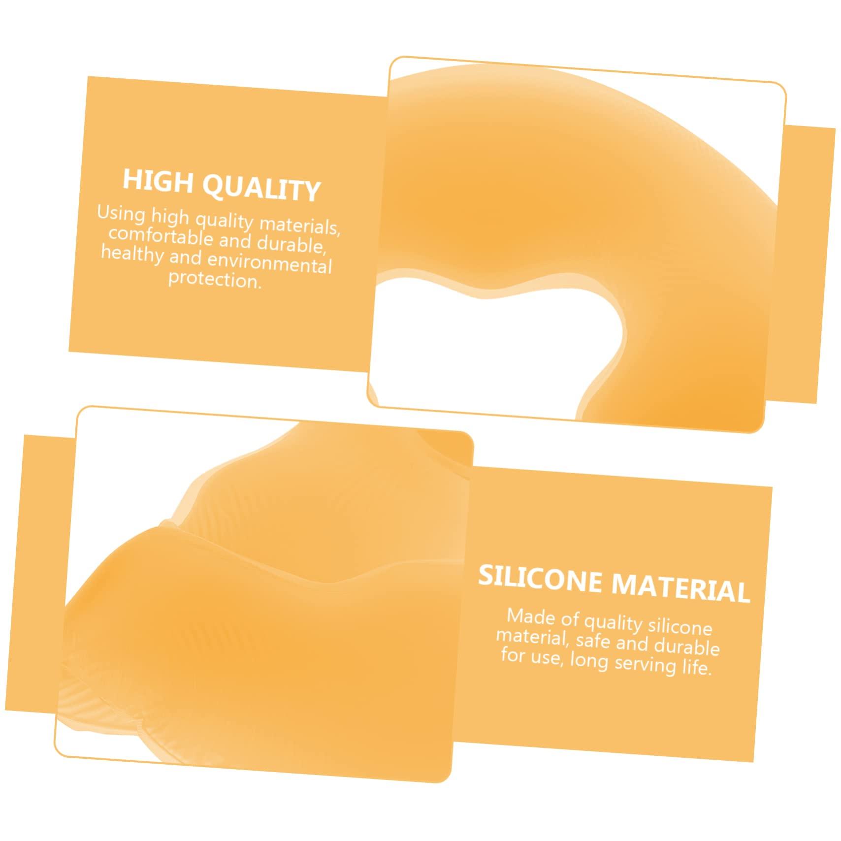 Hemoton Hemoton 1pc Beauty Silicone Body Pillow Massage Cushion Massage Table Face Hole Sponge Pillow Cushion Face Massage Pillow Towel Warmers Spa Face Pillow for Bed Spa Face Pillow