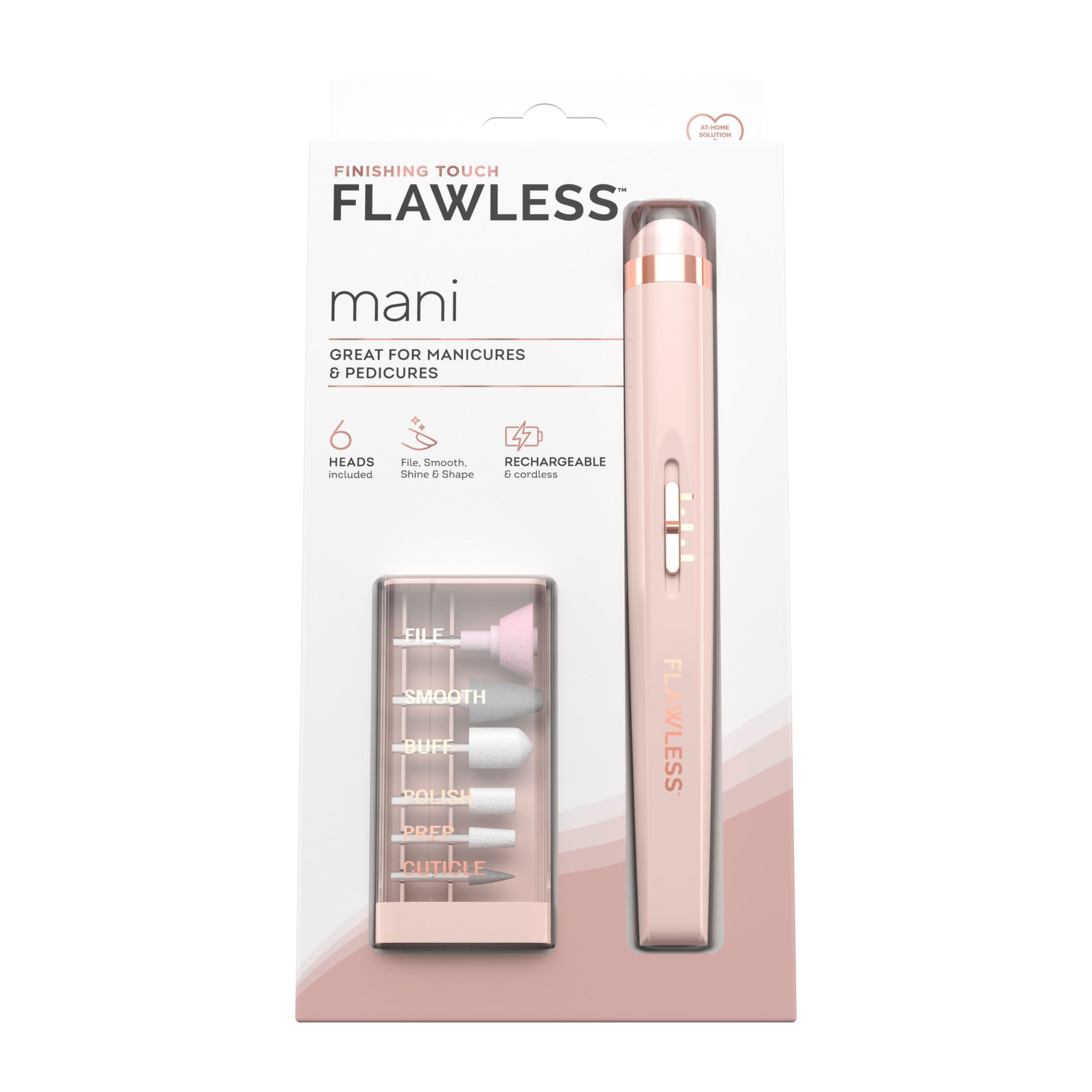 Finishing Touch Finishing Touch Flawless Salon Nails Kit, Electronic Nail File and Full Manicure and Pedicure Tool