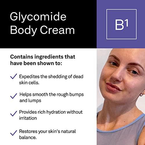 facetheory facetheory Glycomide Body Cream B1 - AHA Exfoliating Moisturizing Body Cream, Keratosis Pilaris Lotion, Bumpy Skin Lotion, Vegan and Cruelty-Free, Made in the UK | Scented | 5.7 fl oz