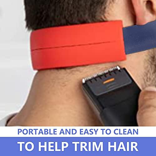 01 02 015 Neck Hairline Haircut Stencil, Easy Clean Neck Hair Guide for Men for Travel for Home