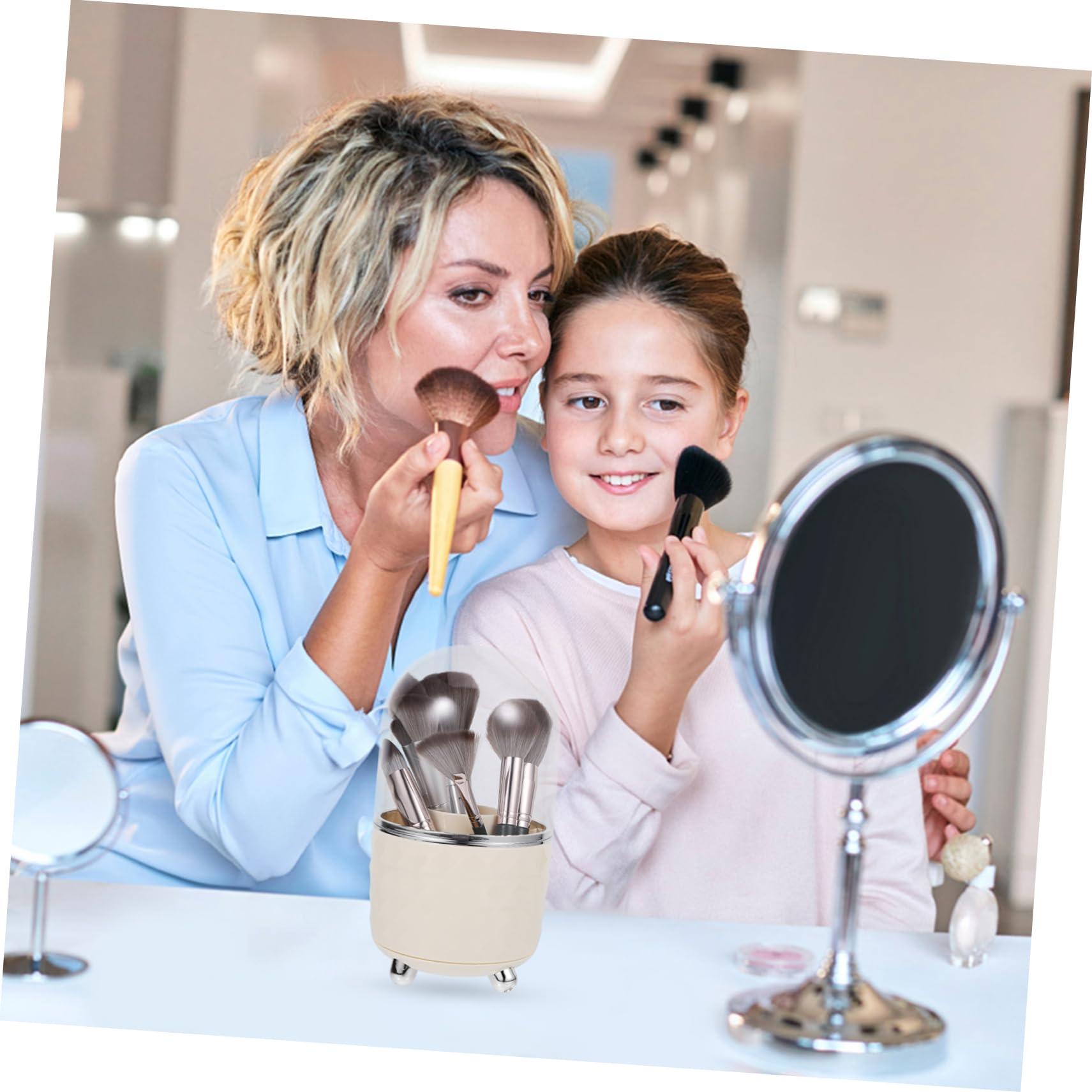 CAXUSD CAXUSD 360 Covered Makeup Brush Cup with Lid Makeup Organizer with Lid The Pet Makeup Organizer Brush Makeup Organizer