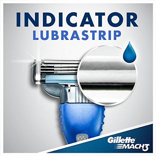 Gillette Gillette Gillete Mach 3 Smooth Shave Disposable Razor, 3 Count