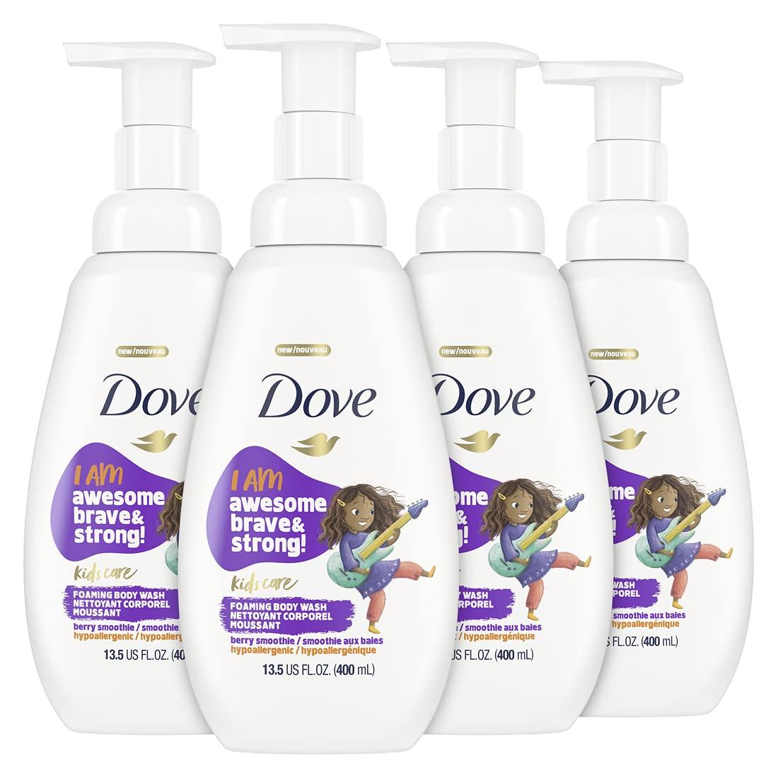 Dove Dove Foaming Body Wash For Kids 4 Count Berry Smoothie Hypoallergenic Skin Care 13.5 oz