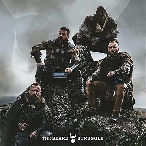 The Beard Struggle Gentlemen\'s Beard & Mustache Wax for Men by Beard Struggle - Viking Beard Wax Helps to Tame Style & Groom - Gold Collection - Valhalla\'s Gates - Moustache Wax, 50g / 1.76 US. oz.