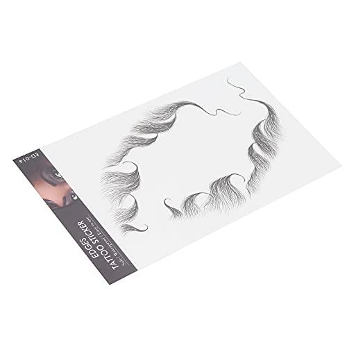 Agatige Waterproof Fake Hairline Sticker, Natural Edge Hair Tattoo Hair Tattoo Sticker for Women (#5)