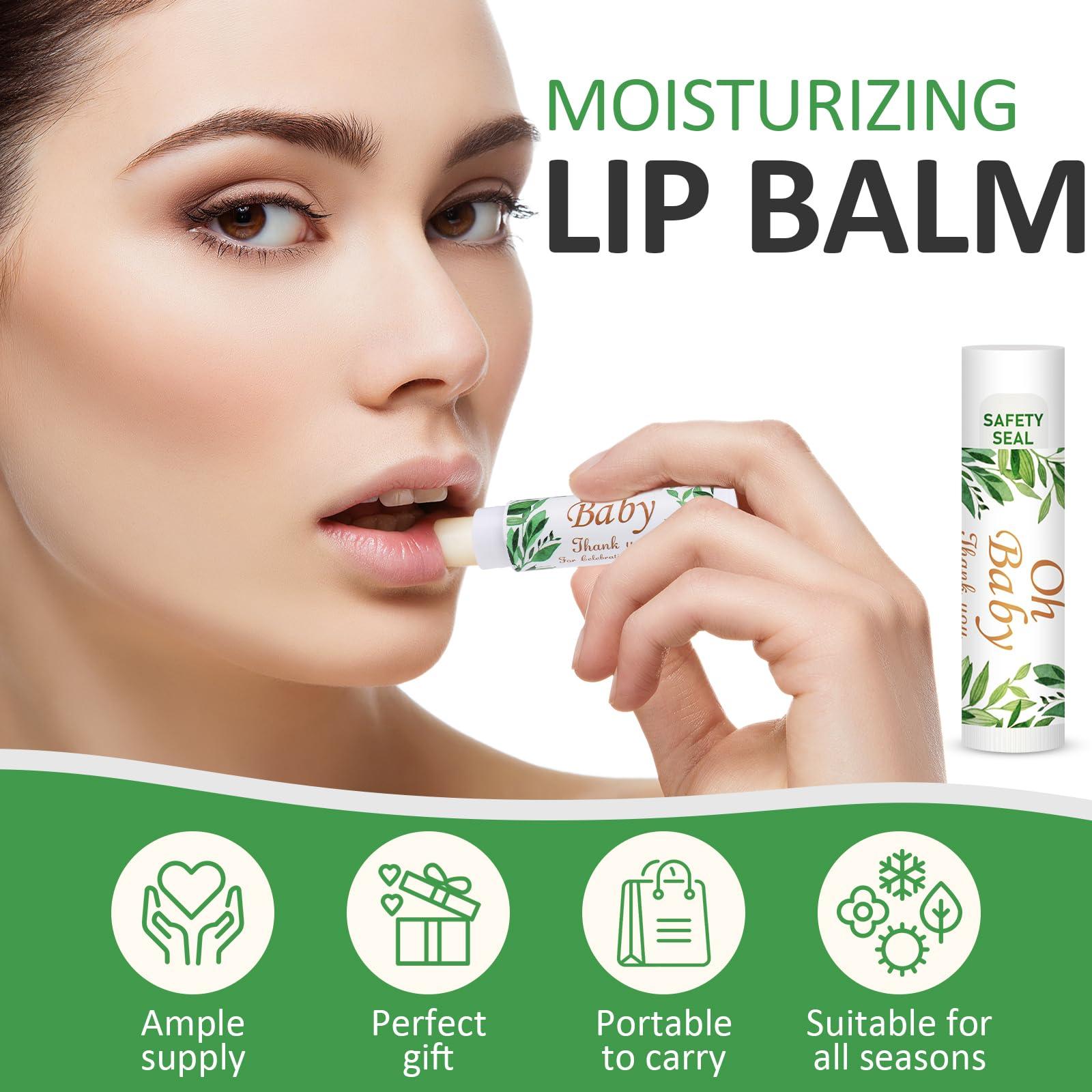 Dmsky DMSKY 60 Pcs Baby Shower Favors, Lip Balms Bulk Gift for Guests, Boys Girls Games Neutral Gender Reveal Favors, Baby Shower Birthday Party Supplies Basket Gift Stuffers