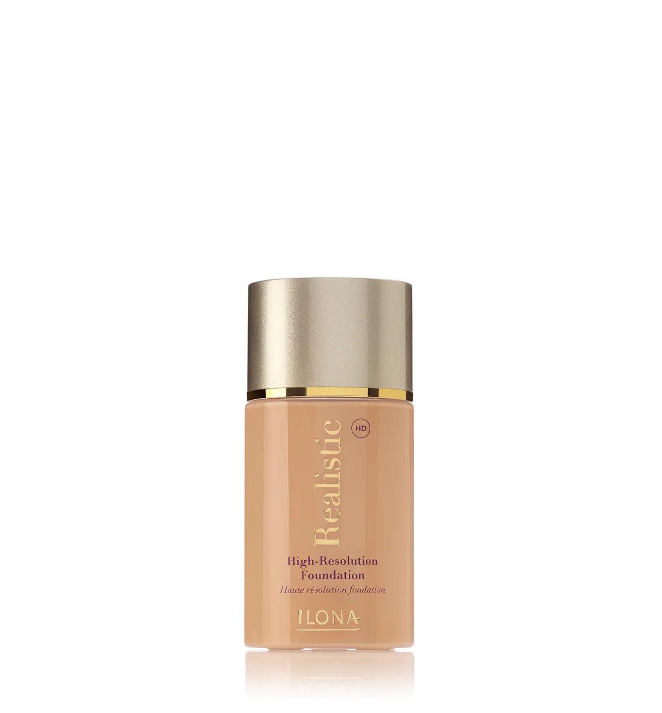 ILONA ILONA Realistic HD High-Definition Makeup Foundation | 1.18 Fl Oz | Real Amber