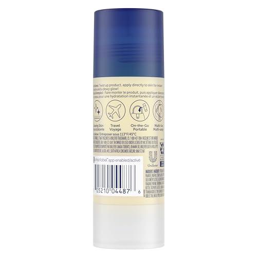 Vaseline Vaseline Cocoa Shimmer Jelly Stick Highlighter & Luminizer Cocoa Butter Body Shimmer Stick, Lotion, Travel Size, for Glowing Skin, 1.4 Oz Ea (Pack of 6)