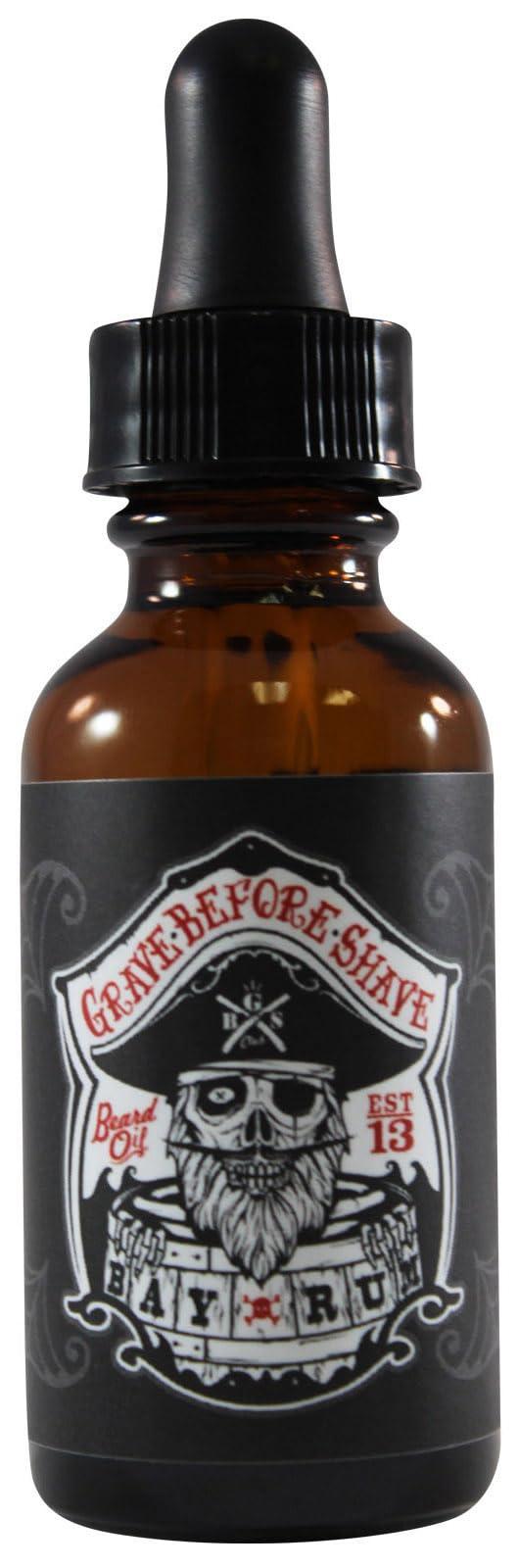 GRAVE BEFORE SHAVE Grave Before Shave Beard Oil (Bay Rum Scent)
