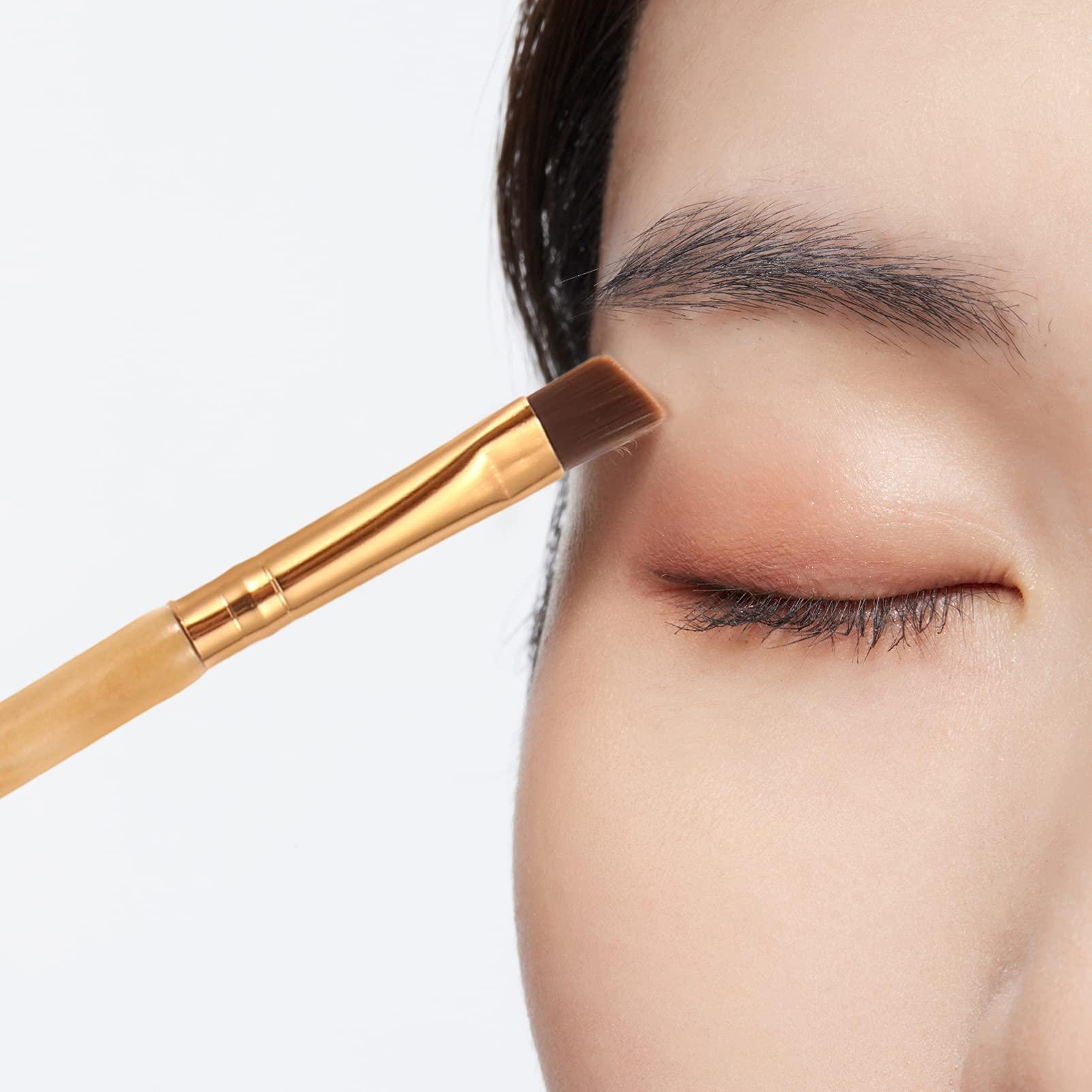 WOONEKY WOONEKY 6Pcs Women's Makeup Brushes Angled Spoolie Eyebrow Tools for Lovers