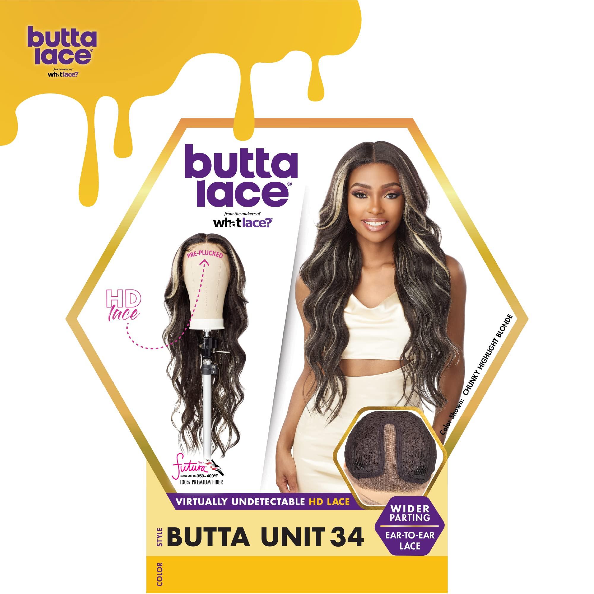 Sensationnel Sensationnel Butta lace wigs - unit 34 extra wide 5 inch deep parting synthetic preplucked hairline glueless lacefront (CH30)