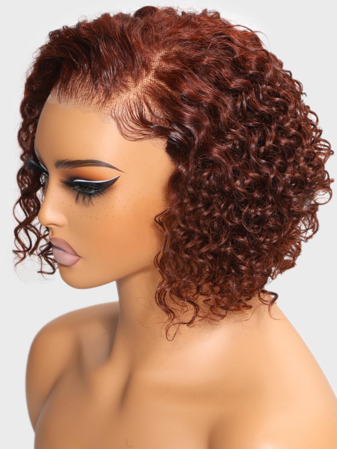 UNICE UNICE Body Wave 13x4 Lace Pre Everything Wig with Curly Bob 7x5 Lace Glueless Wig