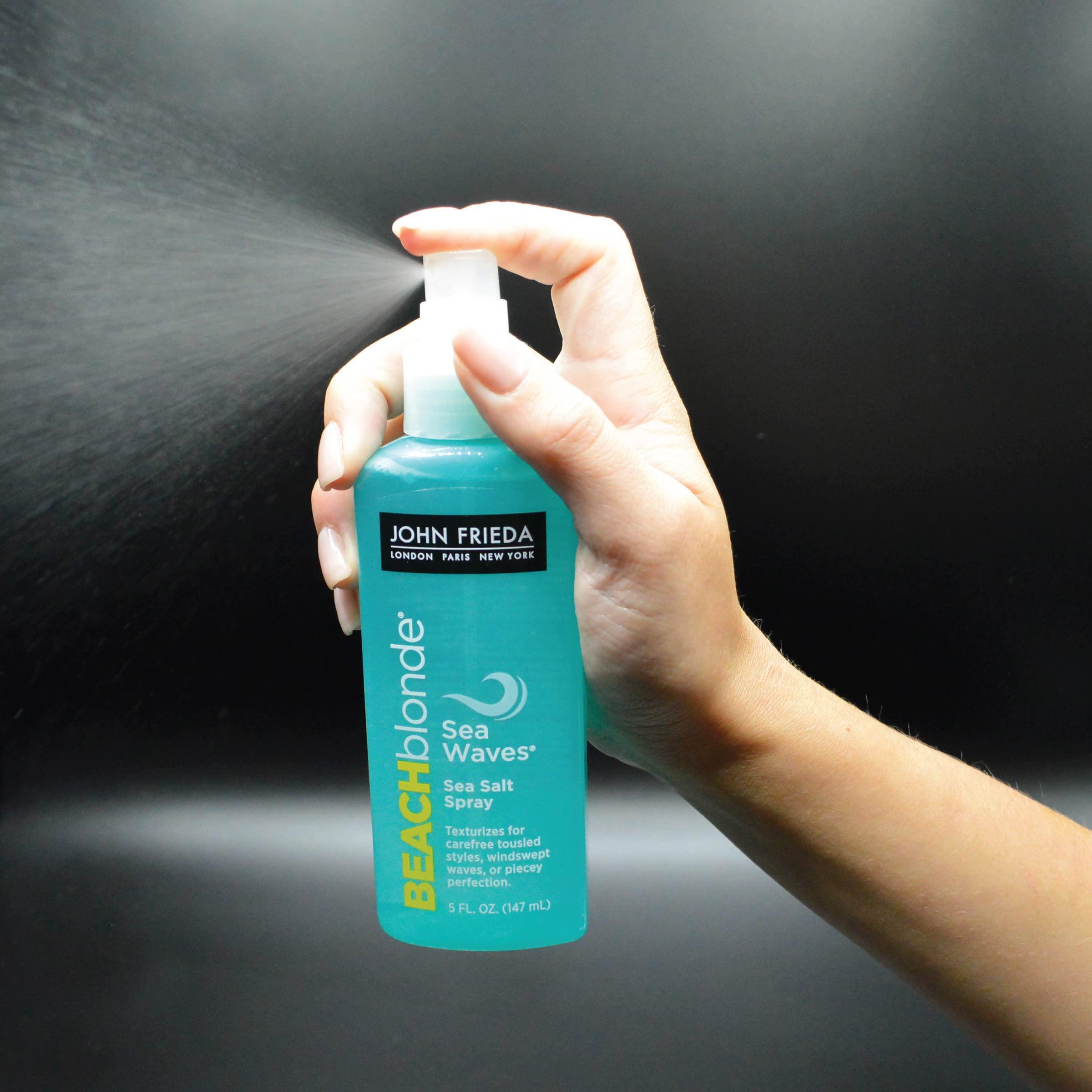 John Frieda John Frieda Beach Blonde Sea Waves Texturizing Spray with Natural Salt for Tousled, Wavy Volume - 5 Ounce