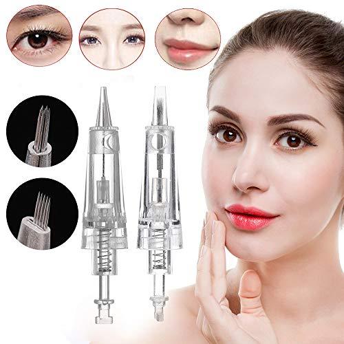 Charme Princesse Charme Princesse eyebrow tattoo Needles 1R/1P Tattoo Machine Pen Cartridge Needle for Eyebrow Eyeliner Lip 10pcs/Set (EN40-1R)