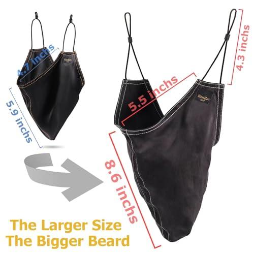 Kenllas Kenllas Beard Bandana - Large Adjustable Beard Bonnet for Men (Waterproof Big)