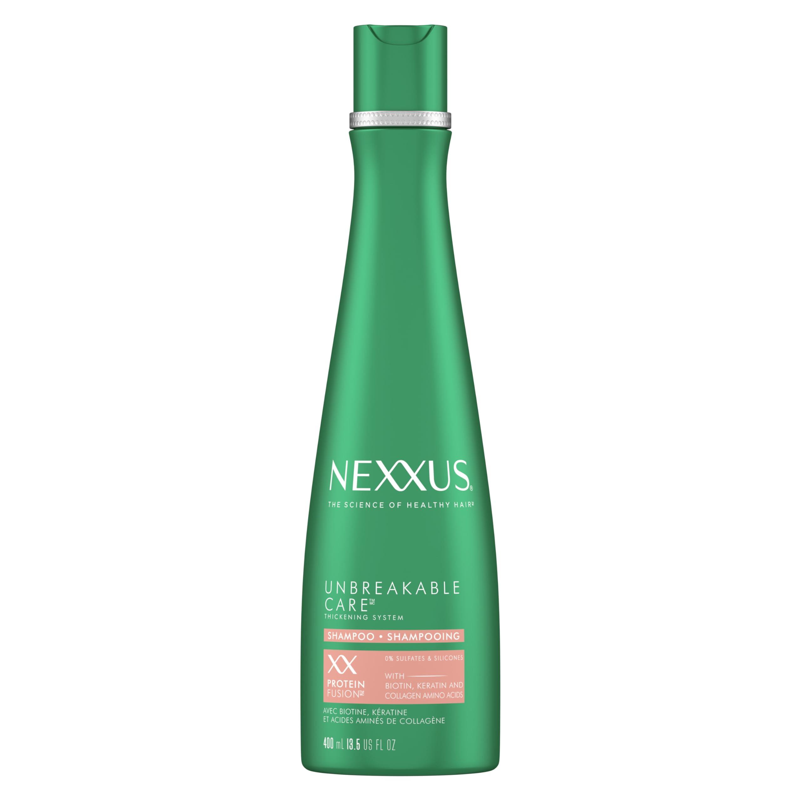 Nexxus Nexxus Unbreakable Care Anti-Breakage Shampoo With Keratin, Collagen, Biotin For Fine And Thin Hair Sulfate Free Shampoo 13.5 oz