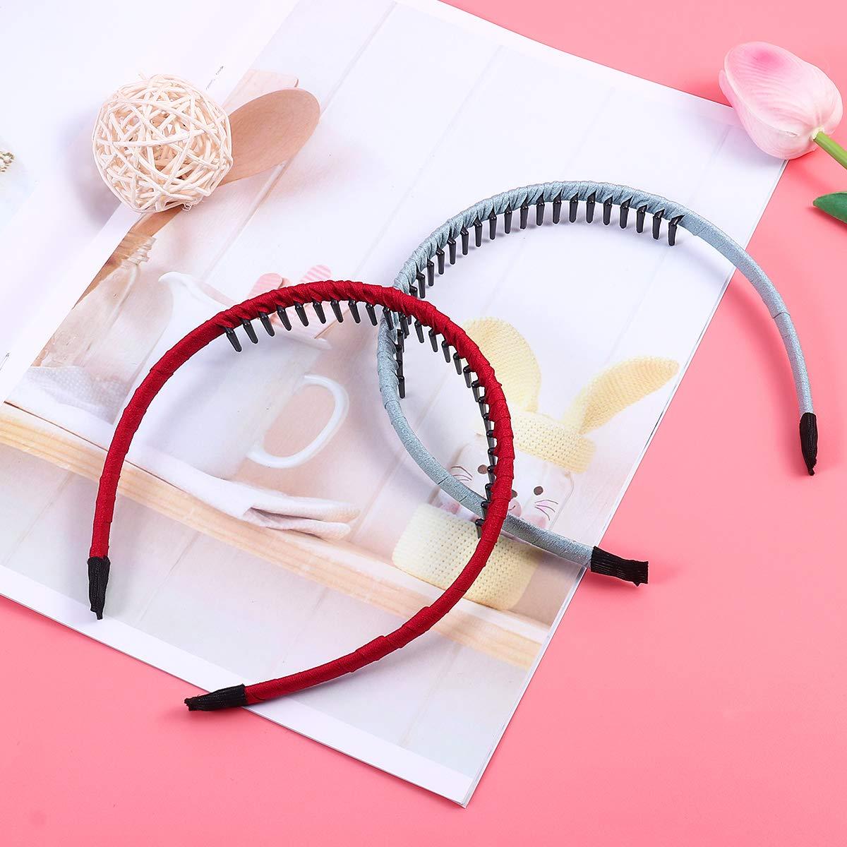 Beaupretty 6pcs Hair Hoop Teeth Hairband Teeth Headband Hairband with Teeth Thin Headband Toothed