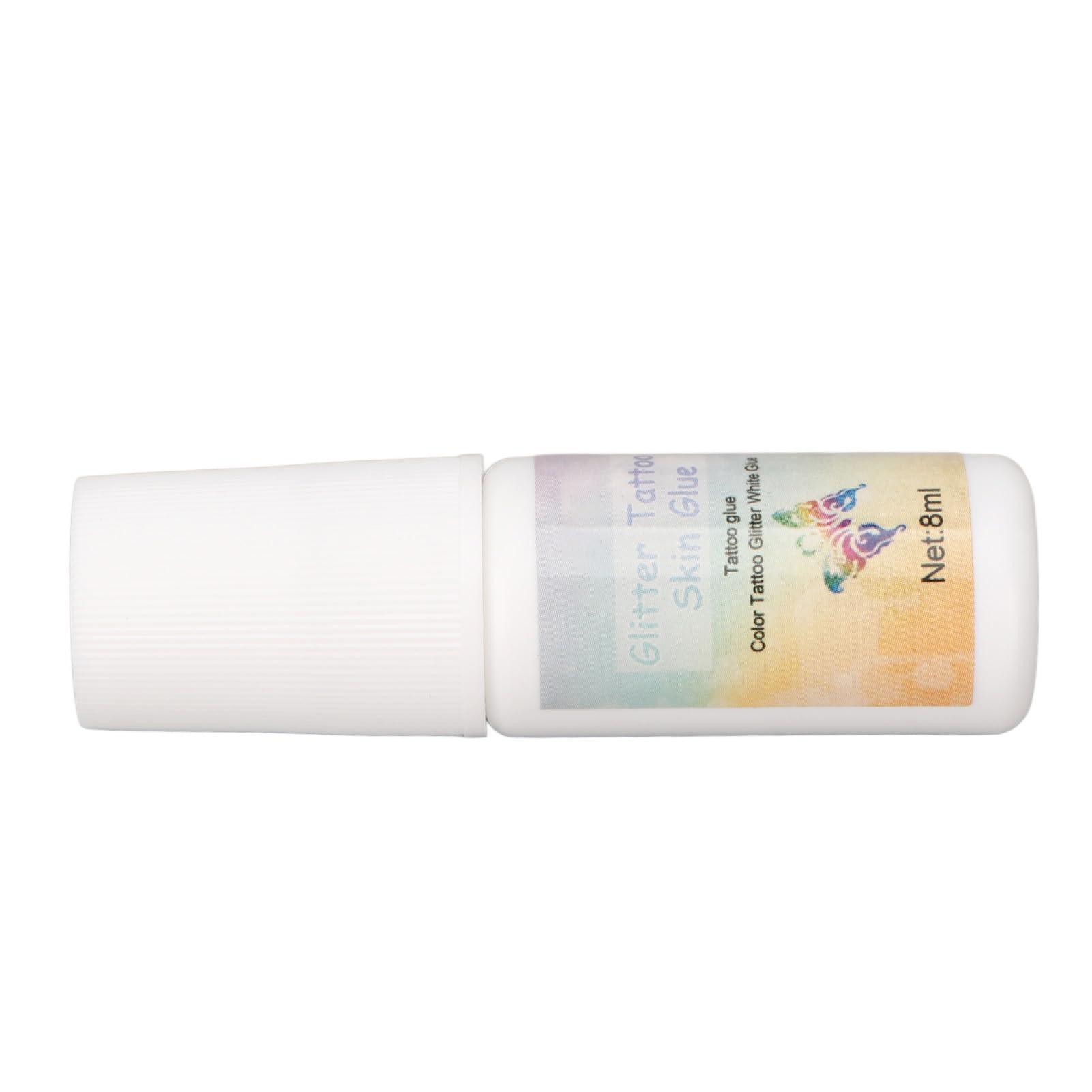 Airshi Glitter Body Skin Glue, Skin Friendly Glitter Makeup Glue Prevent Fall Off Removable Safe High Adhesive for Stages