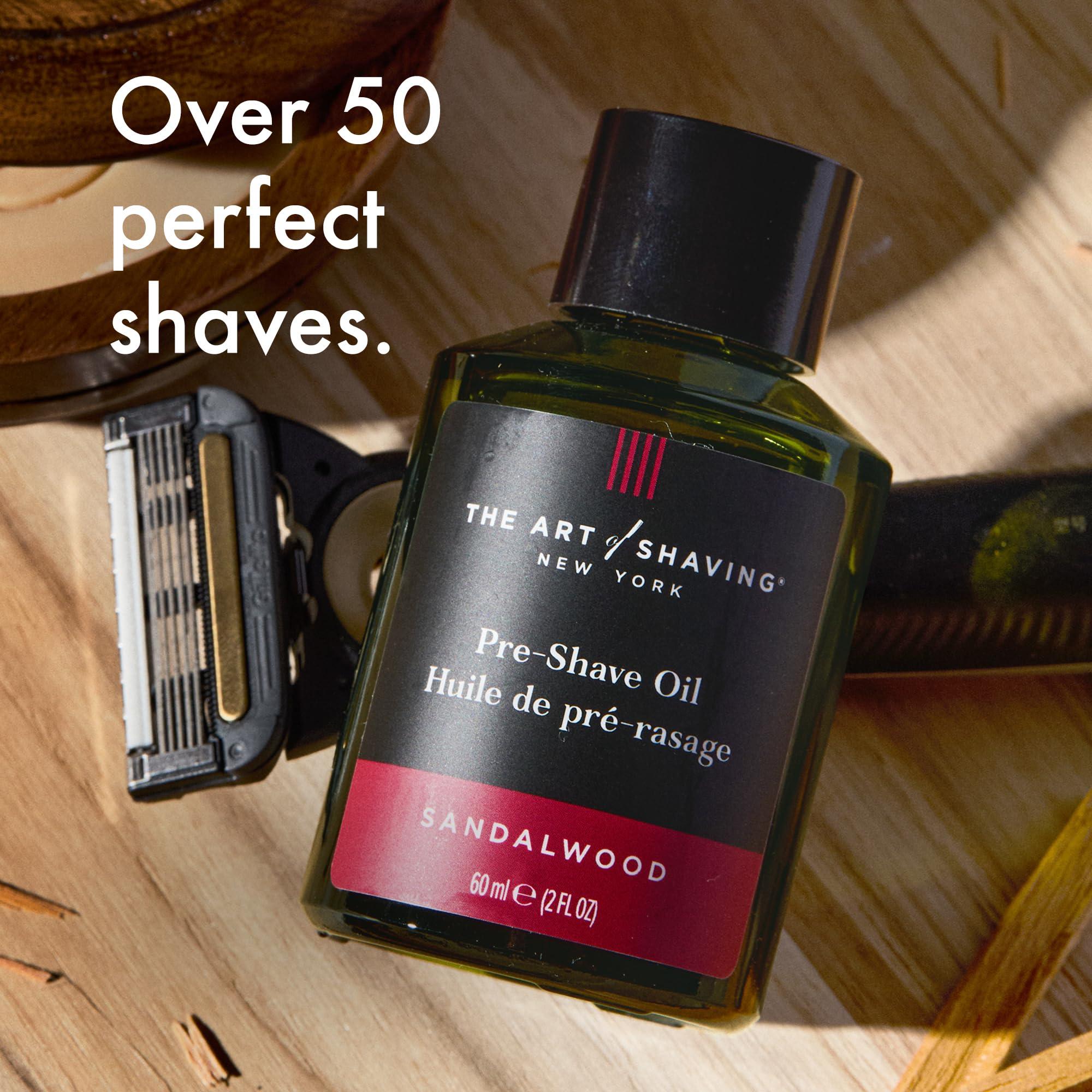 The Art of Shaving The Art of Shaving Pre Shave Beard Oil - Shaving Oil for Men, Protects Against Irritation and Razor Burn, Clinically Tested for Sensitive Skin, Sandalwood, 8.1 Fl Oz