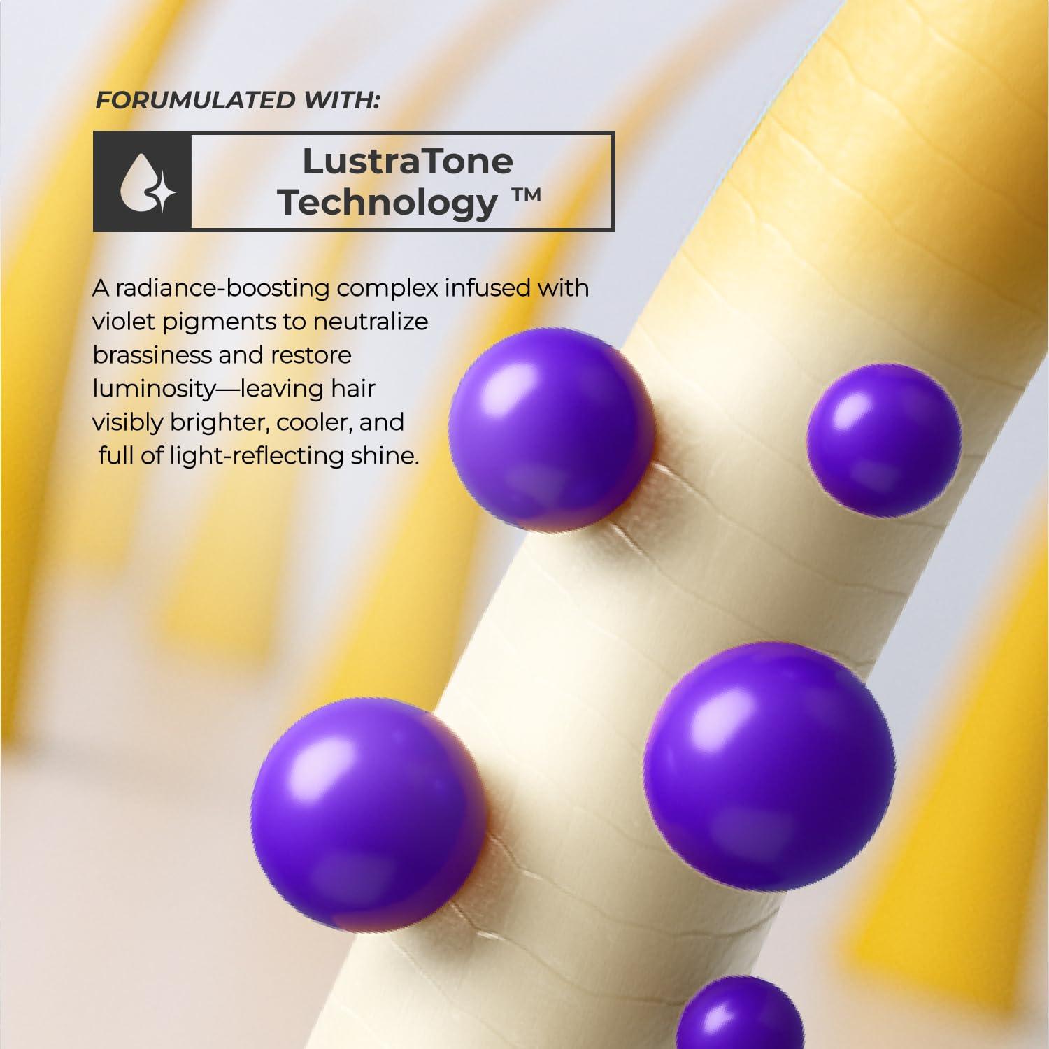 XMONDO XMONDO Hair Supernova Blonde Toning Reparative Mask, Vegan Formula with Jojoba Oil, Reducing Brassy and Yellow Tones on Blonde, Highlighted, and Gray Hair Colors, 8 Fl. Oz