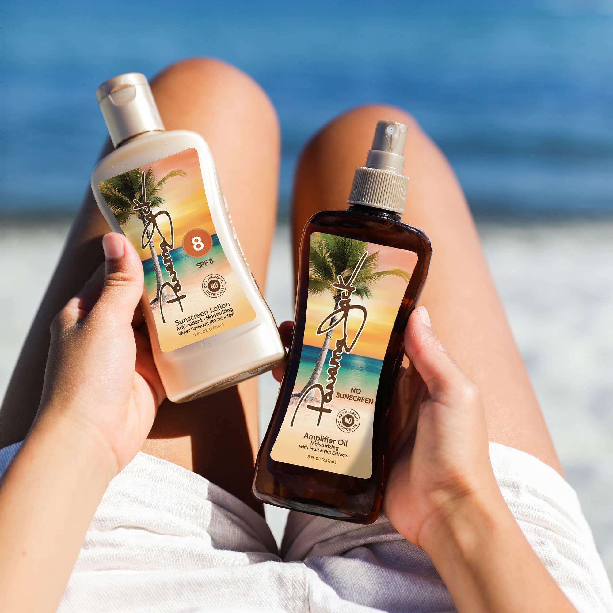 Panama Jack Panama Jack Sunscreen Tanning Lotion - SPF 8, PABA, Paraben, Gluten & Cruelty Free, Antioxidant Moisturizing Formula, 6 FL OZ (Pack of 6)