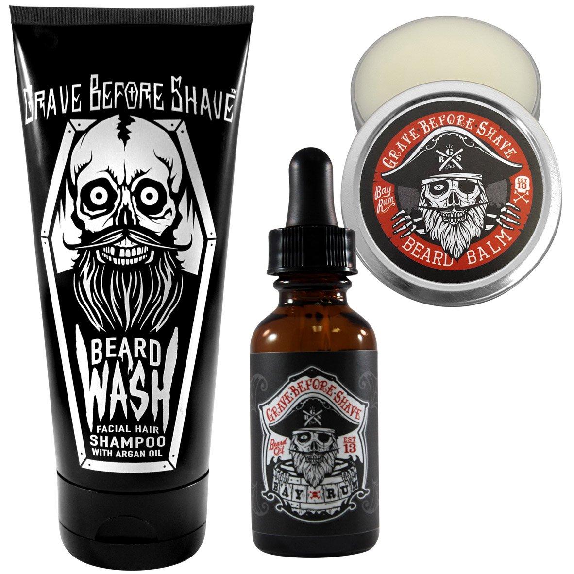 GRAVE BEFORE SHAVE Grave Before Shave Beard Care Refill Pack(Bay Rum Scent)