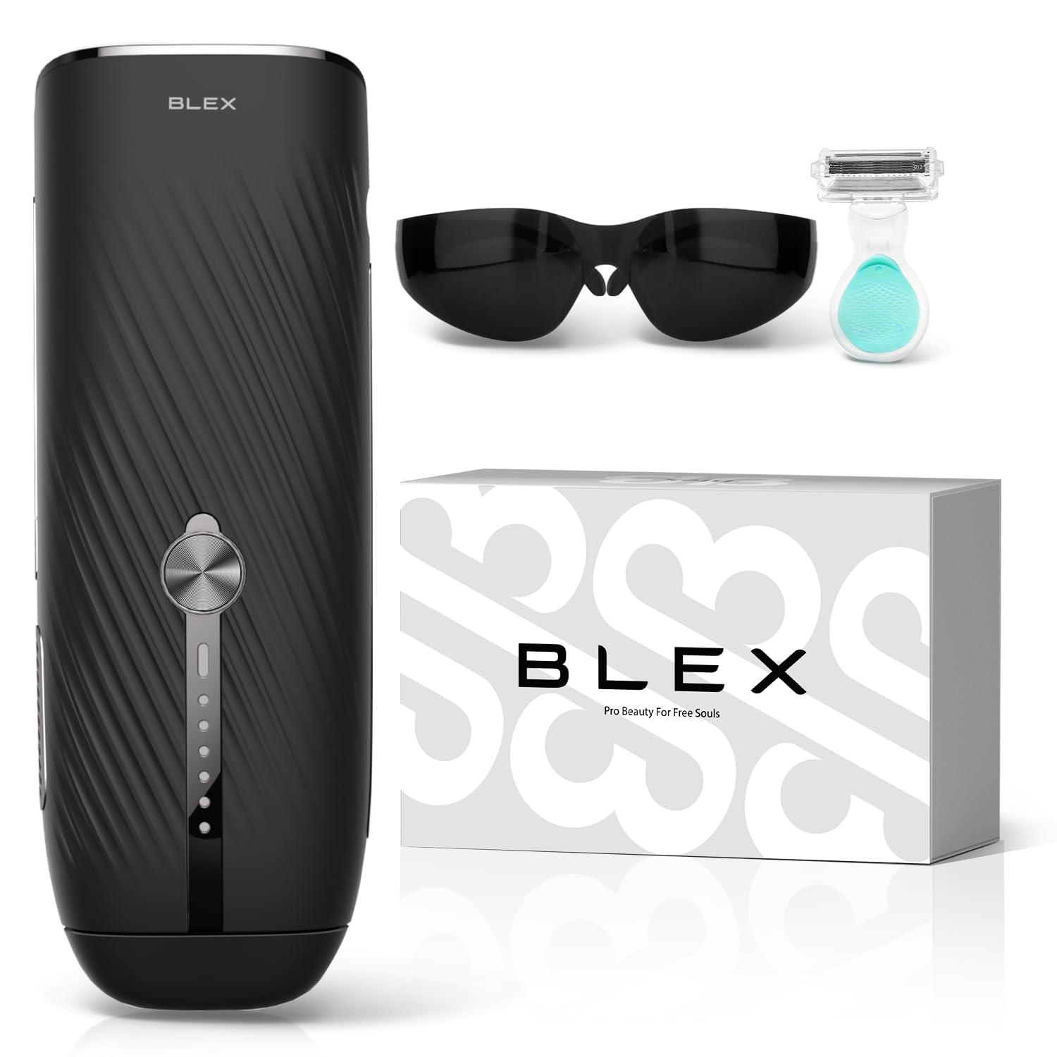 Blex Blex Laser Hair Removal for Women and Men, IPL Hair Removal Device Effective in 2 Weeks, with Ultra-Fast 0.2s Light Emission, Comfortable and Painless