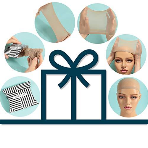 SSJFZM Hair Synthetic Wigs For Black Women Long Curly Hair 42 Inch Cosplay Blonde Lace Front Wig Synthetic Lace Front Wig #1B 42inches