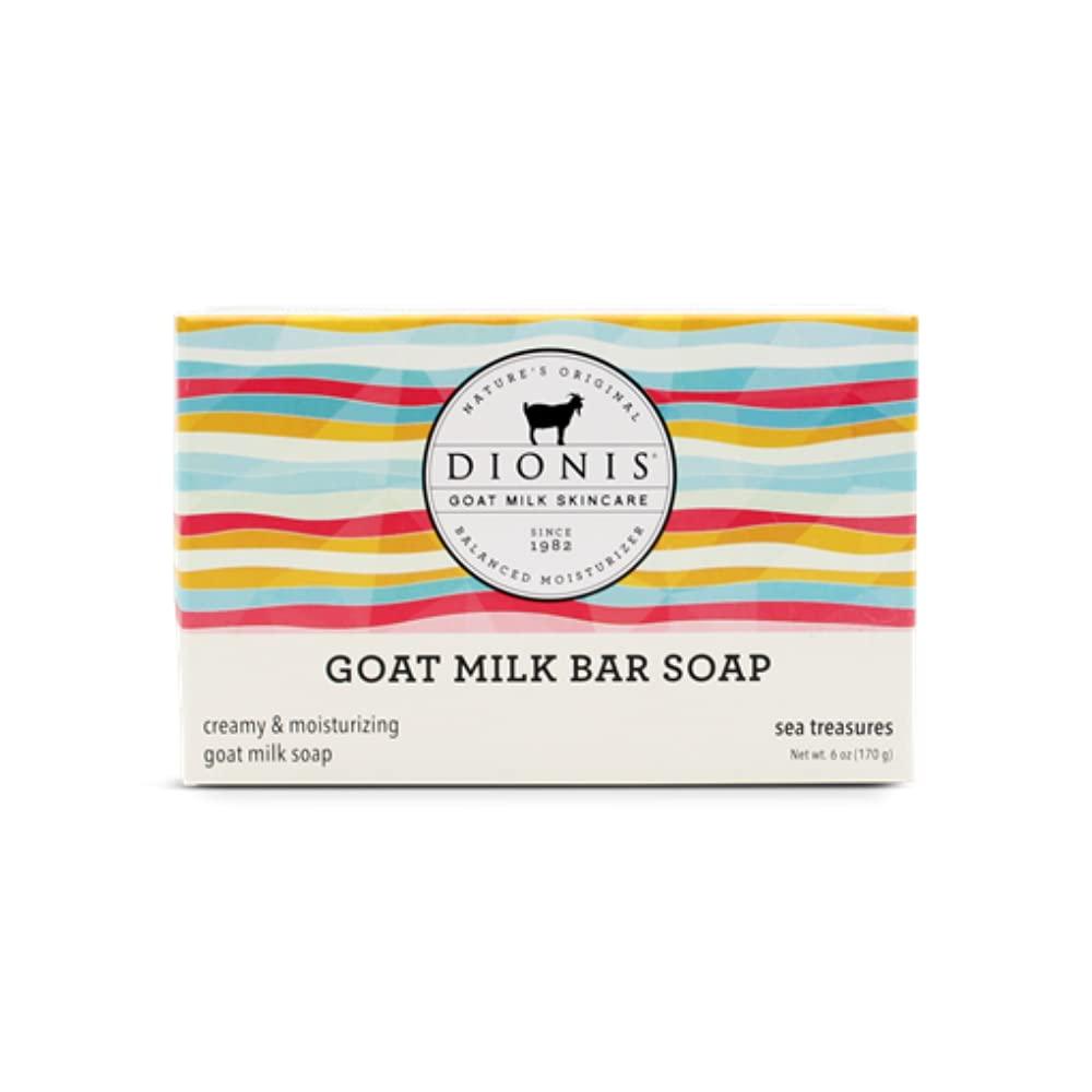 Dionis Dionis Goat Milk Skincare Sea Treasures Scented Lotion (8.5oz) and Hand & Body Bar Soap (6oz) Bundle - Made in USA - Cruelty Free and Paraben Free Formula