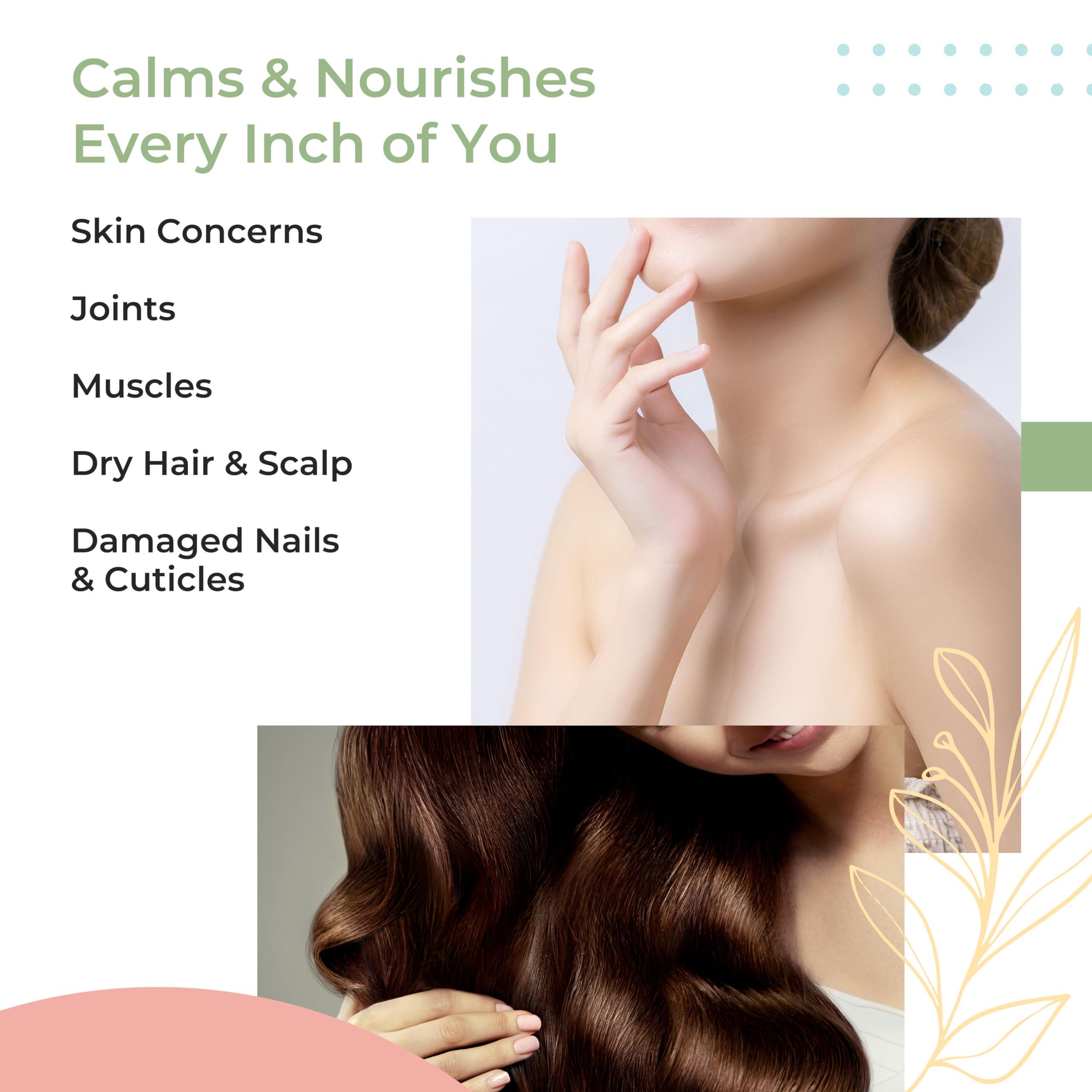 YNN Y-Not-Natural Emu Oil Pure Skin Moisturizer - Nail, Body, Face, Scalp & Hair Moisturizer with Omega 3, 6, 9, Vitamins, & Minerals - Australian Emu Oil for Skincare by Y-Not Natural - 200mL, Blue Gum Eucalyptus