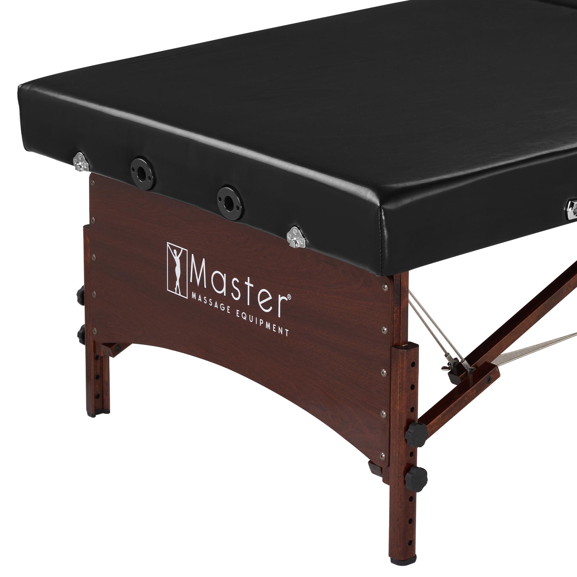Master Massage Master Massage Canoga Low Height Super Wide Wider Large Size Portable Massage Table, Yoga Exercise Bed, Thai Massage, Rehab Training Station Hub for Rehabilitation