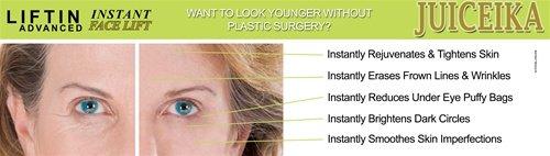 Juiceika "LIFTIN Advanced" INSTANT FACE LIFT by Juiceika. This is an INCREDIBLE 60 Second FACE LIFT!