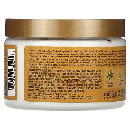 SheaMoisture SheaMoisture Raw Shea Butter Deep Treatment Masque Hair Treatment, 12 Ounce